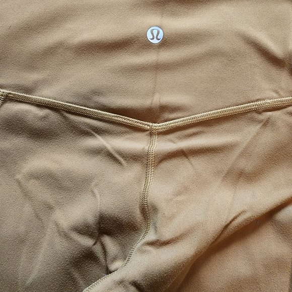 Golden Yellow/ Mustard Yellow Lululemon Align with Pockets (25 inch) size 6 - Picture 2 of 3